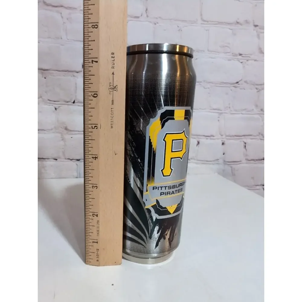 Pittsburgh Pirates MLB 16.9 oz Duck House Thermo Can Cold Hot Metal Tumblers
